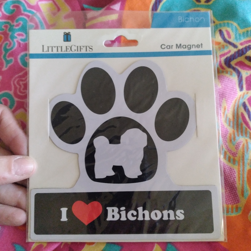 🐾3 for $15🐾 Car Magnet I ❤ Bichons